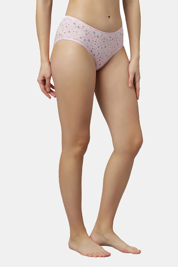 Red Rose Medium Rise Full Coverage Hipster Panty (Pack of 3) - Multicolor — image 5